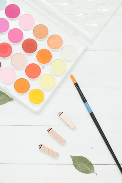 Watercolor Candy Corn Tags Watercolor Candy Corn Tags