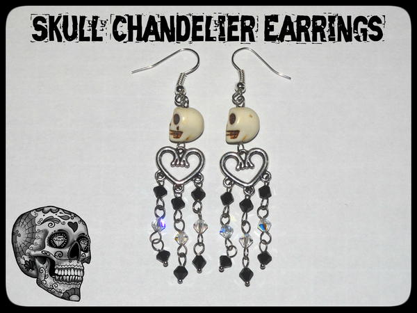 How to Make Skull Chandelier Earrings How to Make Skull Chandelier Earrings