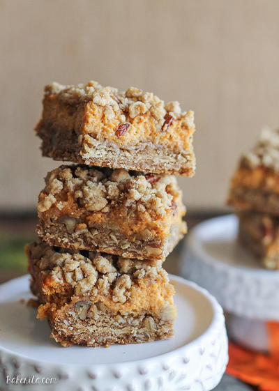 Pumpkin Cheesecake Crumb Bars Pumpkin Cheesecake Crumb Bars