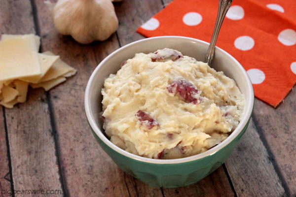 Garlic Parmesan Red Skin Mashed Potatoes Garlic Parmesan Red Skin Mashed Potatoes