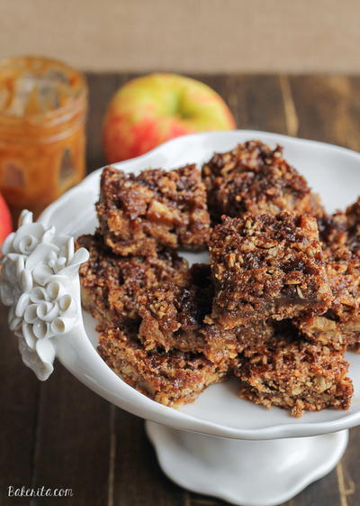 Caramel Apple Crumb Bars