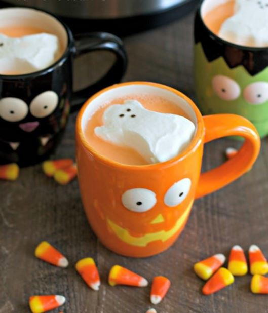 Candy Corn Hot Chocolate Candy Corn Hot Chocolate