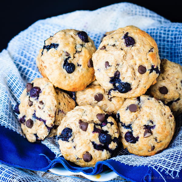 Banana Blueberry Chocolate Chip Muffins Healthy Banana Blueberry Muffins