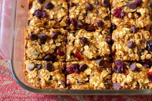 Pumpkin Cranberry Chocolate Chip Oatmeal Bars Pumpkin Cranberry Chocolate Chip Oatmeal Bars