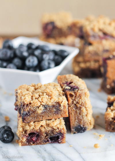 Blueberry Crumb Blondies Blueberry Crumb Bars