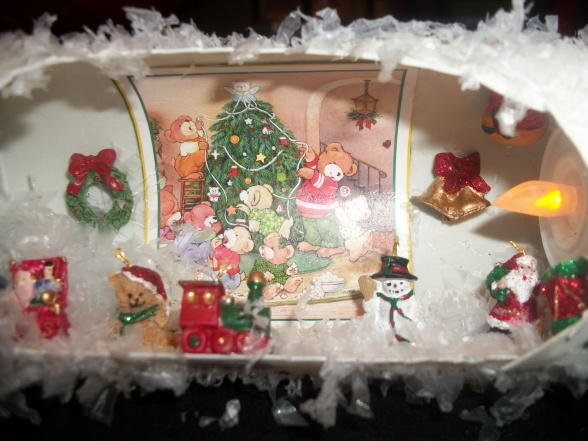 Recycled Snowy Animated Scene Recycled Snowy Animated Scene