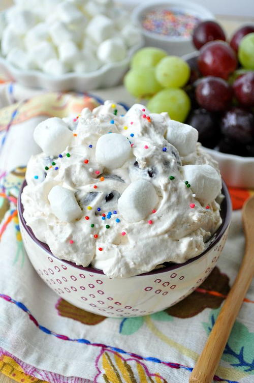 Peanut Butter and Jelly Fluff Salad