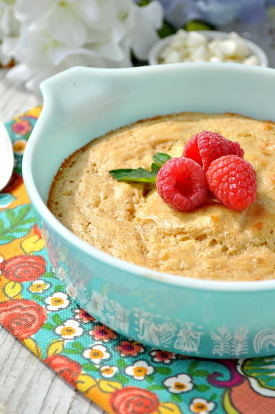 White Chocolate Raspberry Baked Protein Pancakes White Chocolate Raspberry Baked Protein Pancakes