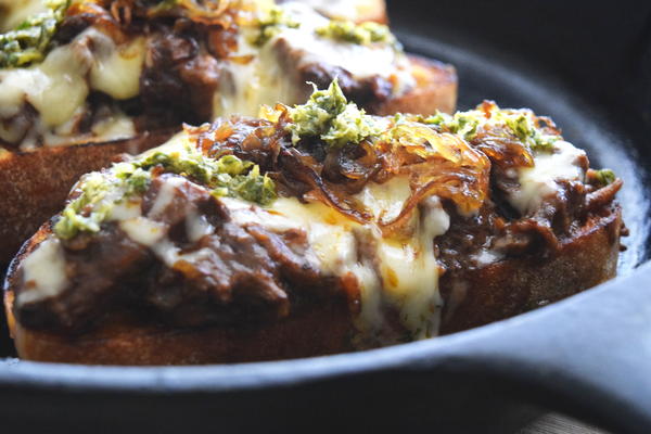 Short Rib Sandwich with Horseradish Gremolata Short Rib Sandwich with Horseradish Gremolata