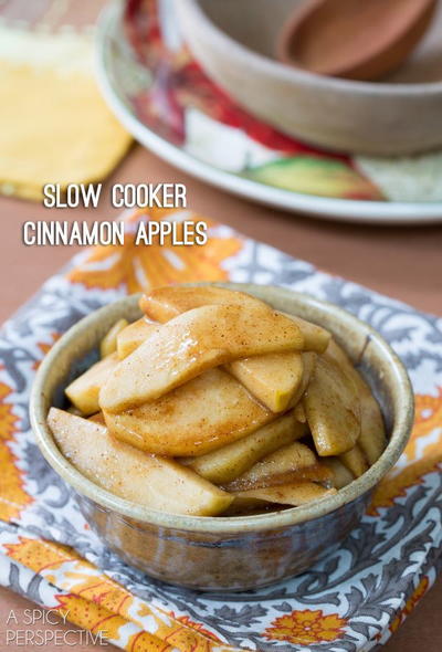 Slow Cooker Cinnamon Apples