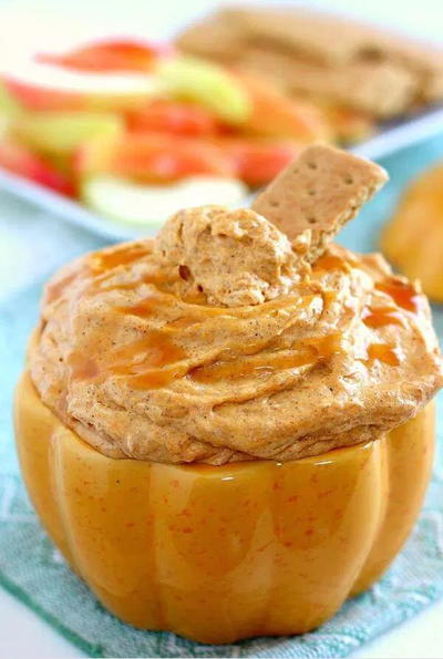 5-Minute Caramel Pumpkin Cheesecake Dip 5-Minute Caramel Pumpkin Cheesecake Dip