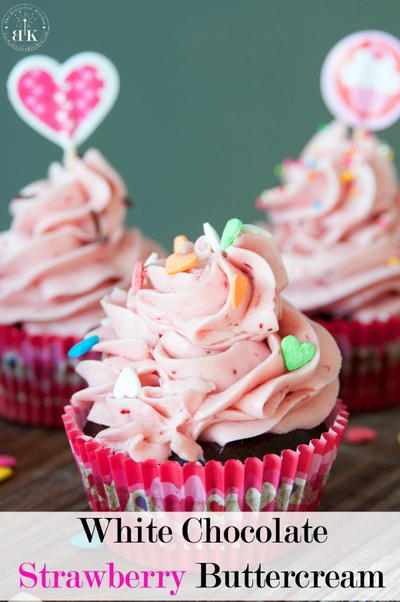 Strawberry White Chocolate Buttercream White Chocolate Strawberry Buttercream