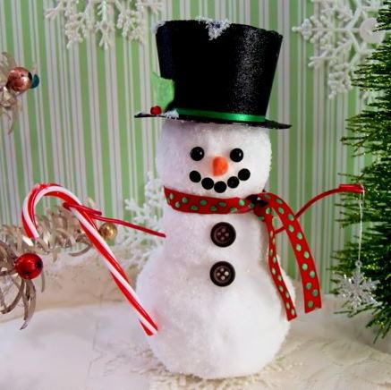 Dollar Store Snowman Dollar Store Snowman