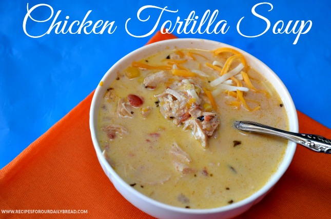 Slow Cook Chicken Tortilla Soup Chicken Tortilla Soup