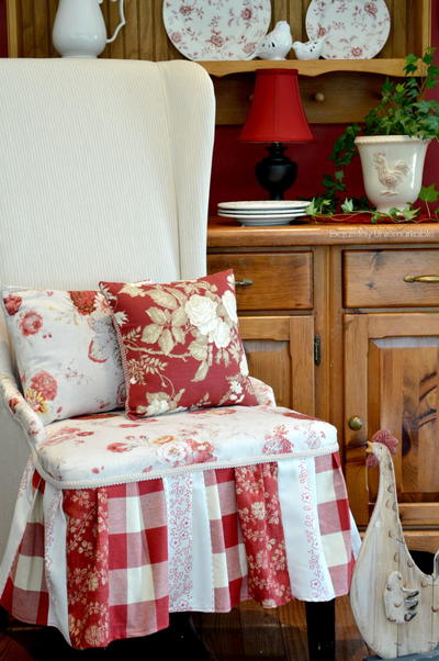 Easy DIY Chair Skirt