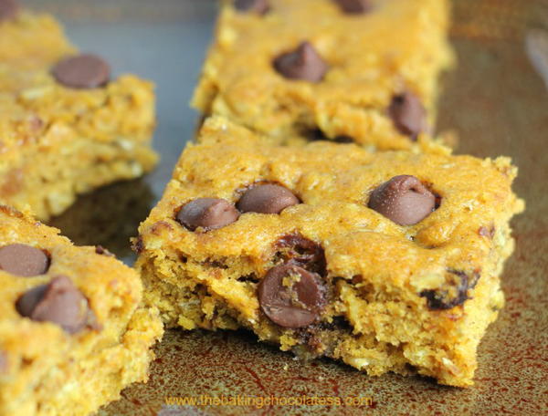 Soft Pumpkin Chocolate Chip Cookie Bars Soft Pumpkin Chocolate Chip Bars