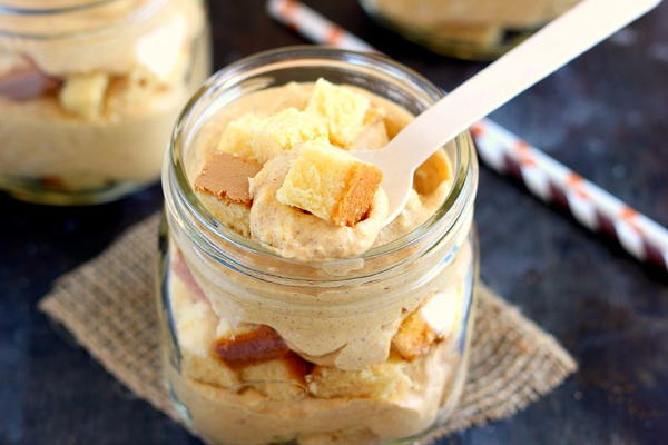 No-Bake Pumpkin Cheesecake Trifles No-Bake Pumpkin Cheesecake Trifle