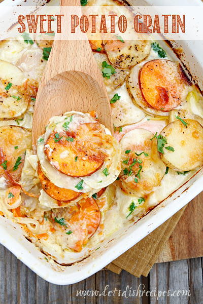 Sweet and Russett Potato Gratin Sweet and Russett Potato Gratin