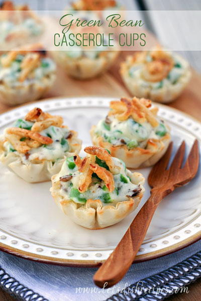 Green Bean Casserole Bites Green Bean Casserole Bites