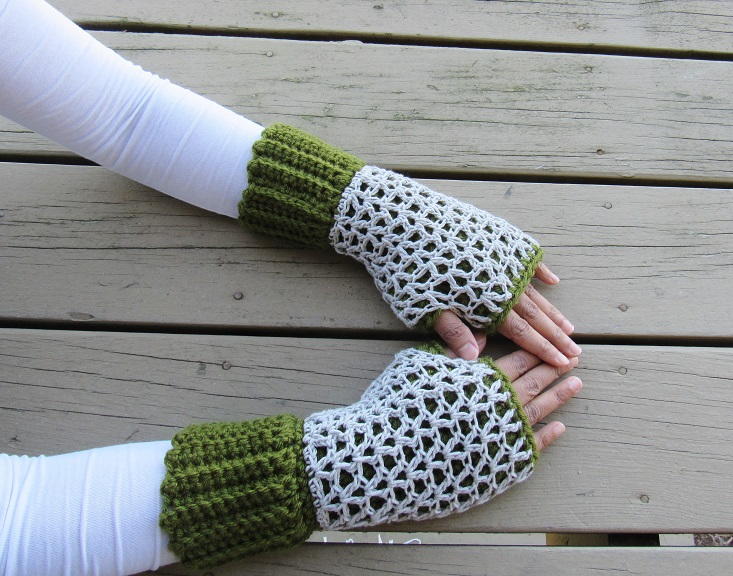fingerless mittens pattern