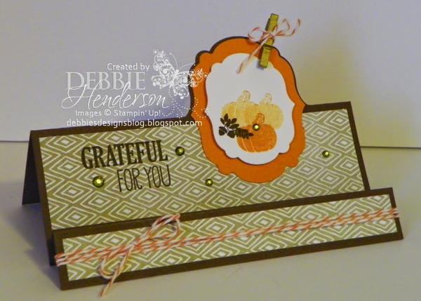 Fancy Folds Thanksgiving Card Fancy Folds Thanksgiving Card