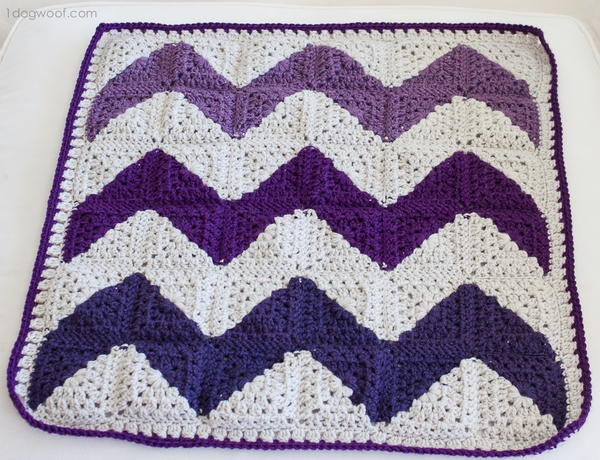 Granny Square Chevron Afghan Granny Square Chevron Afghan