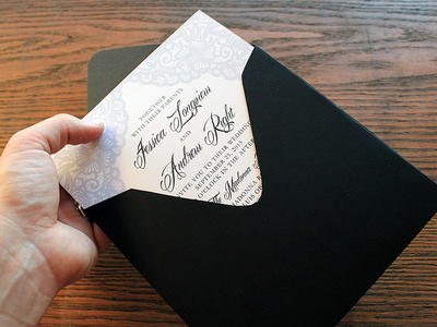 Elegant Lace Wedding Invitations