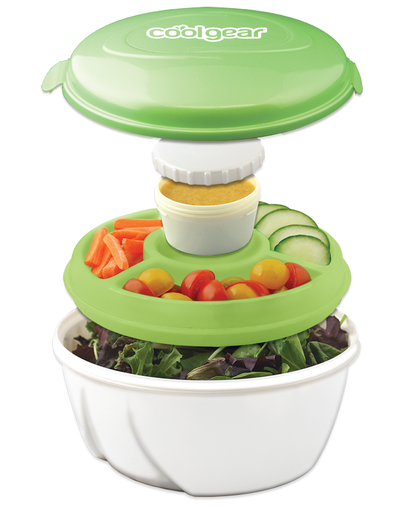 Cool Gear EZ Freeze Stay Fit 5 pc Salad Set Review