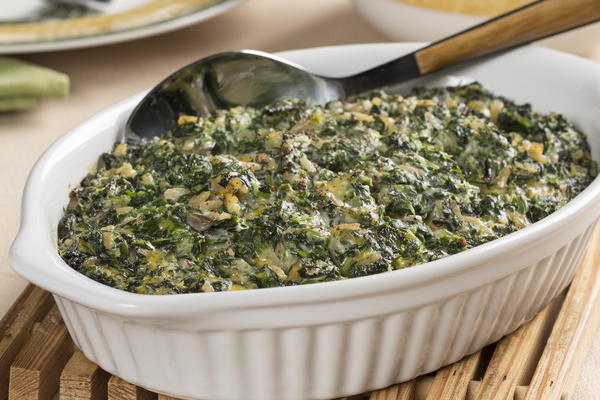 EDR Creamy Spinach Casserole