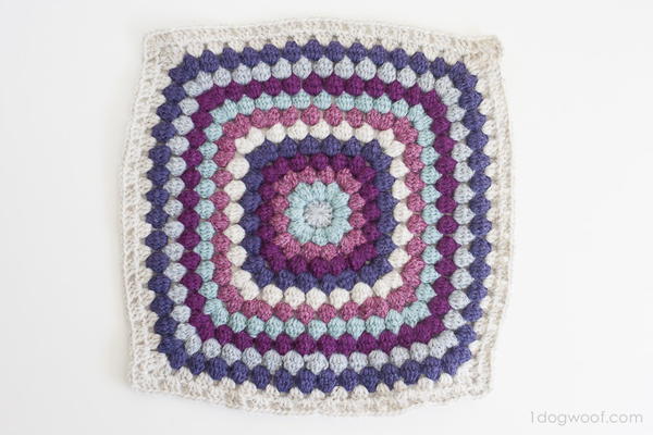 Bobble Stitch Afghan Square