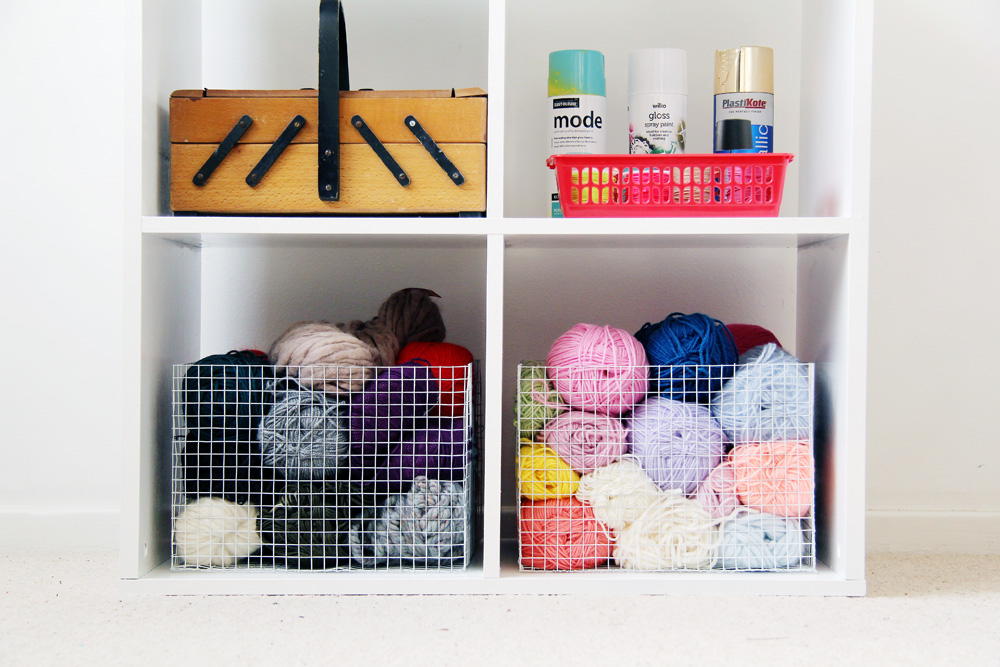 DIY Wire Mesh Storage Baskets
