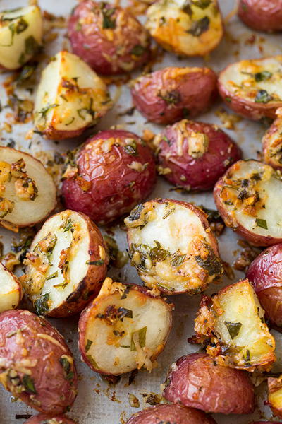 Parmesan-Herb Roasted Potatoes Parmesan-Herb Roasted Potatoes
