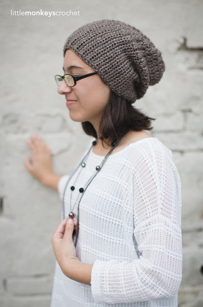 Half & Half Slouch Hat