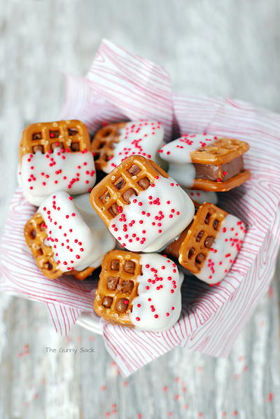 Candy Bar Pretzel Bites Candy Bar Pretzel Bites