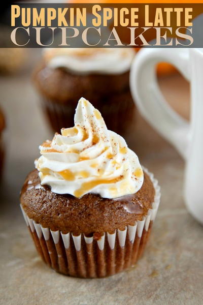 Easy Pumpkin Spice Latte Cupcakes Pumpkin Spice Latte Cupcakes
