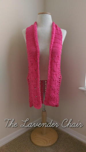 Cabled Vest