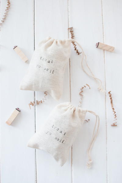 Treat Yo Self Muslin Bags Treat Yo Self Muslin Bags_2