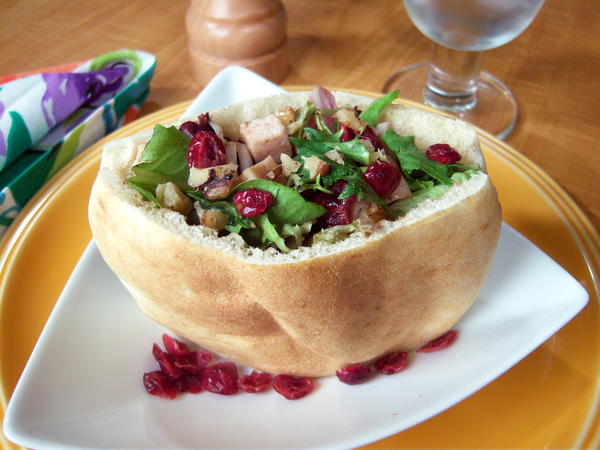 Turkey Cranberry Pitas