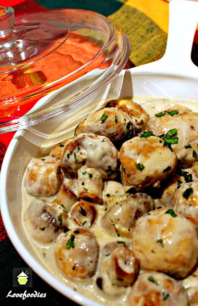 Creamy Garlic Mushrooms Creamy Garlic Mushrooms