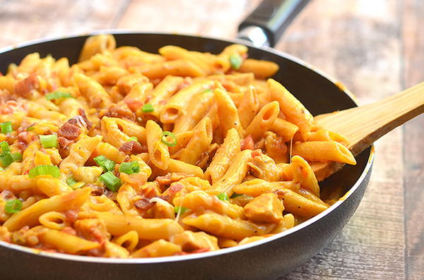 One-Pot Barbecue Chicken Pasta