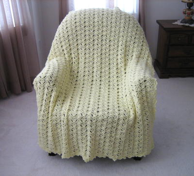 Luscious Lace Crochet Blanket Pattern