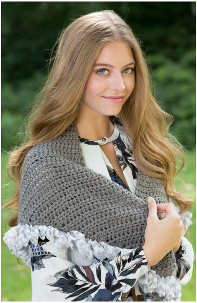 All Frills Crochet Shawl