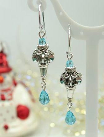 Ice Blue Earrings Ice Blue Earrings