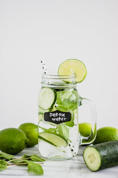 Cucumber and Mint Detox Drink Cucumber and Mint Detox Drink