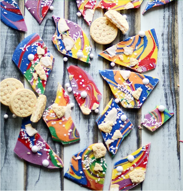 Golden Oreo Rainbow Bark Golden Oreo Rainbow Bark