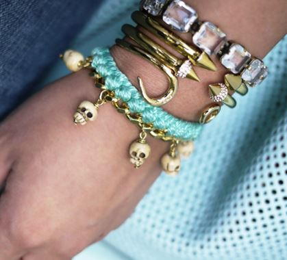 Dead On Skull Charm Bracelet Dead On Skull Charm Bracelet