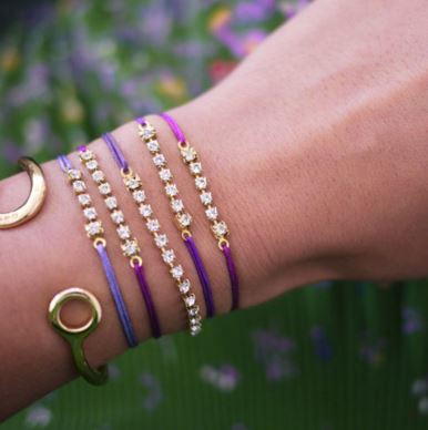 Rhinestone Sliding Knot Bracelet Rhinestone Sliding Knot Bracelet