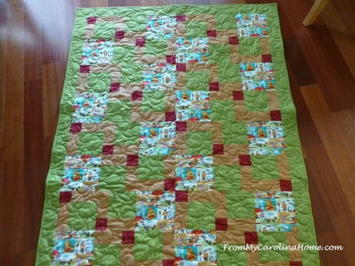 Stacked Bricks with Directional Fabric Stacked Bricks with Directional Fabric