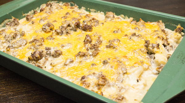 Cheesy Fakertot Casserole Cheesy Fakertot Casserole