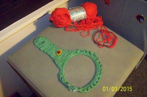 Crochet Towel Holder Rings